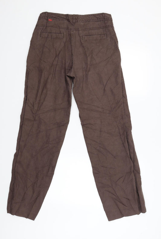 Vacknox Womens Brown Chino Trousers Size 36 L31 in