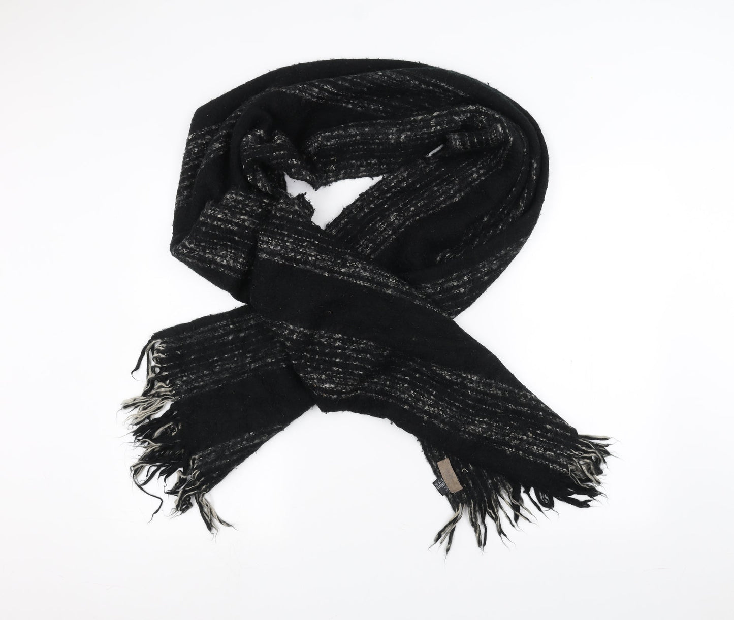 Preworn Womens Black Scarf
