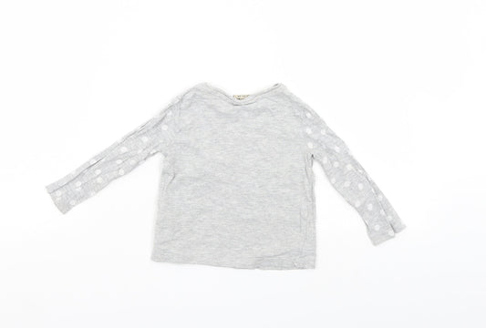 NEXT Girls Grey Pullover Jumper Size 9-12 Months
