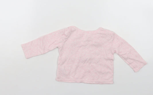 Primark Girls Pink Pullover Jumper Size 9-12 Months
