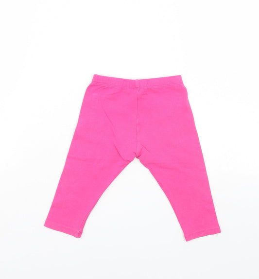 Mini Club Girls Pink Sweatpants Leggings Size 9-12 Months