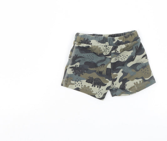 Fred & Flo Boys Multicoloured Camouflage Cropped Trousers Size 3-6 Months