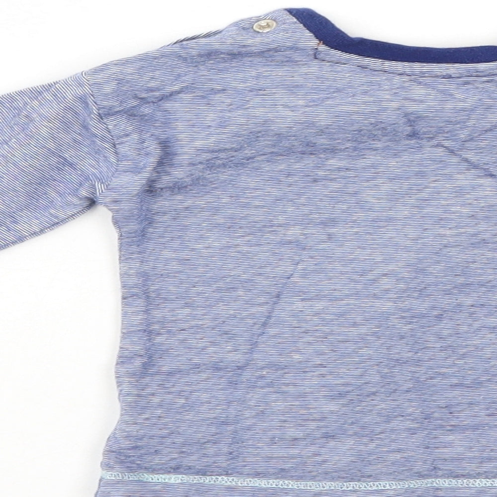 Mini Club Boys Blue Pullover Jumper Size 6-9 Months