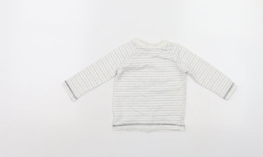 Disney Girls White Pullover Jumper Size 6-9 Months