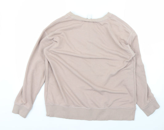H7M Womens Pink Pullover Sweatshirt Size M