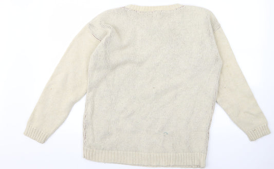 chelsea girl Womens Beige Pullover Jumper Size 10