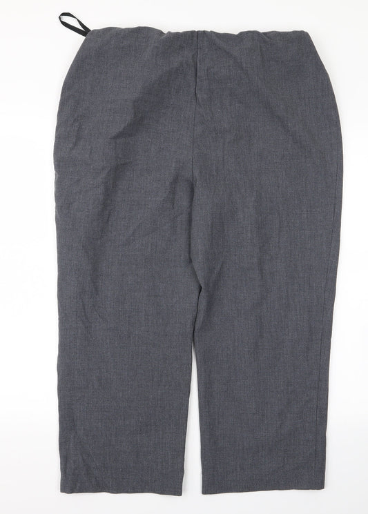 isle Womens Grey Trousers Size 18