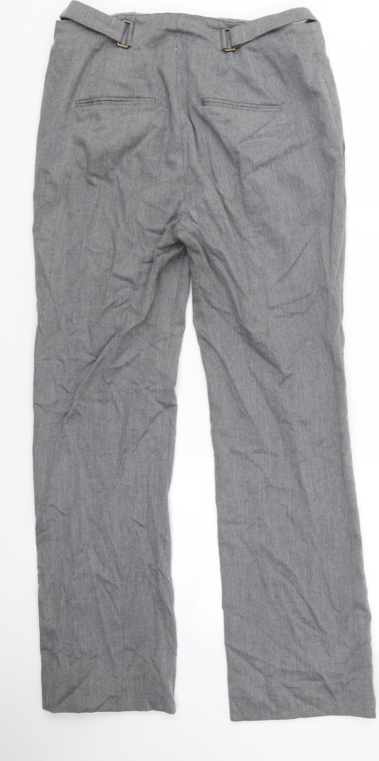 glen Womens Grey Trousers Size 28 L27 in