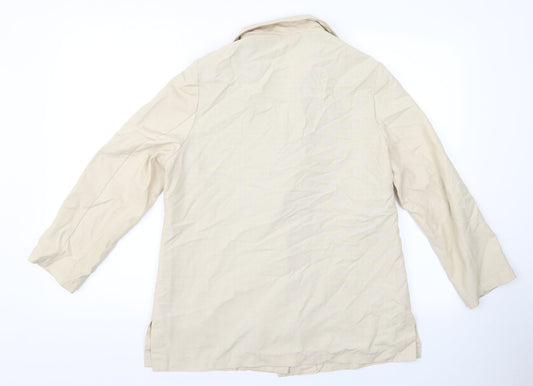 m&s Womens Beige Jacket Size 14