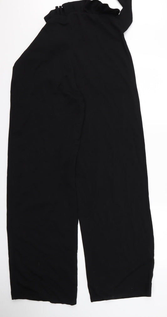 m Womens Black Trousers Size 12 L26 in