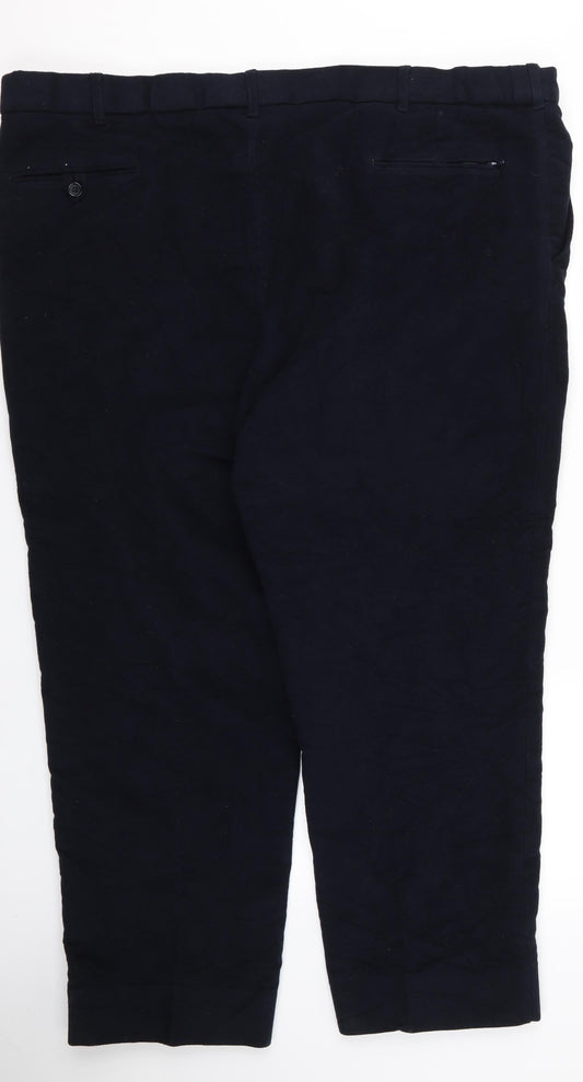 Peter Christian Womens Black Trousers Size 48 L25 in