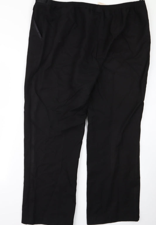 Damart Womens Black Trousers Size XL L20 in