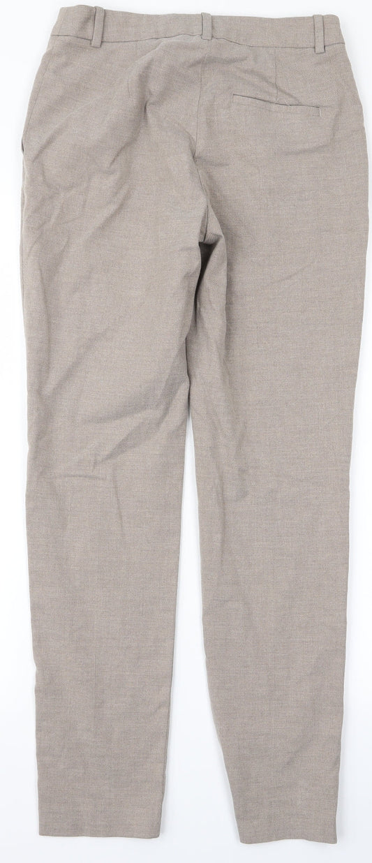 H&M Womens Brown Trousers Size 4 L28 in