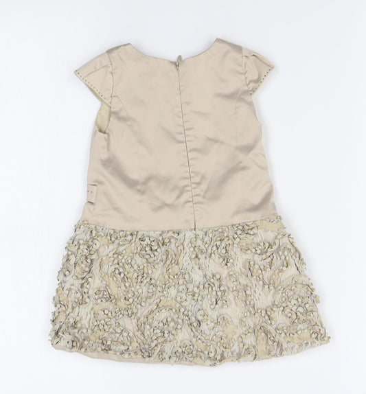 butterscotch Girls Beige A-Line Size 2 Years
