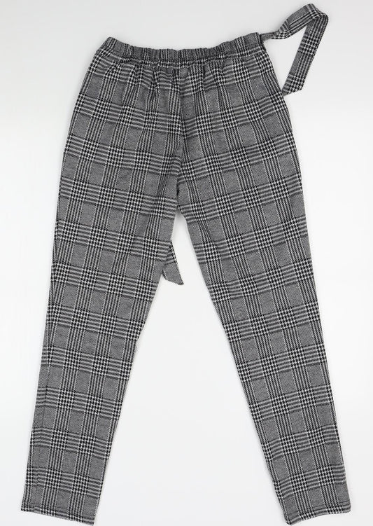 Love Tree Womens Grey Plaid Trousers Size S L26 in