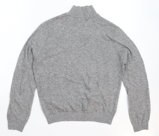 New Look Womens Grey Knit Pullover Jumper Size 14