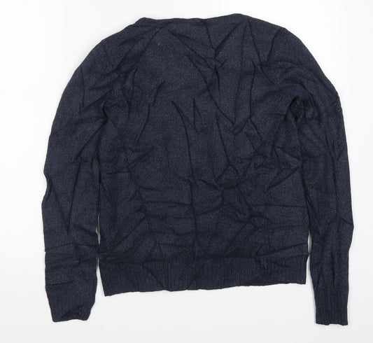 VILA Womens Blue Pullover Jumper Size XS