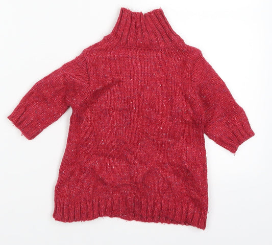 Mini Mode Girls Pink Cardigan Jumper Size 0-3 Months