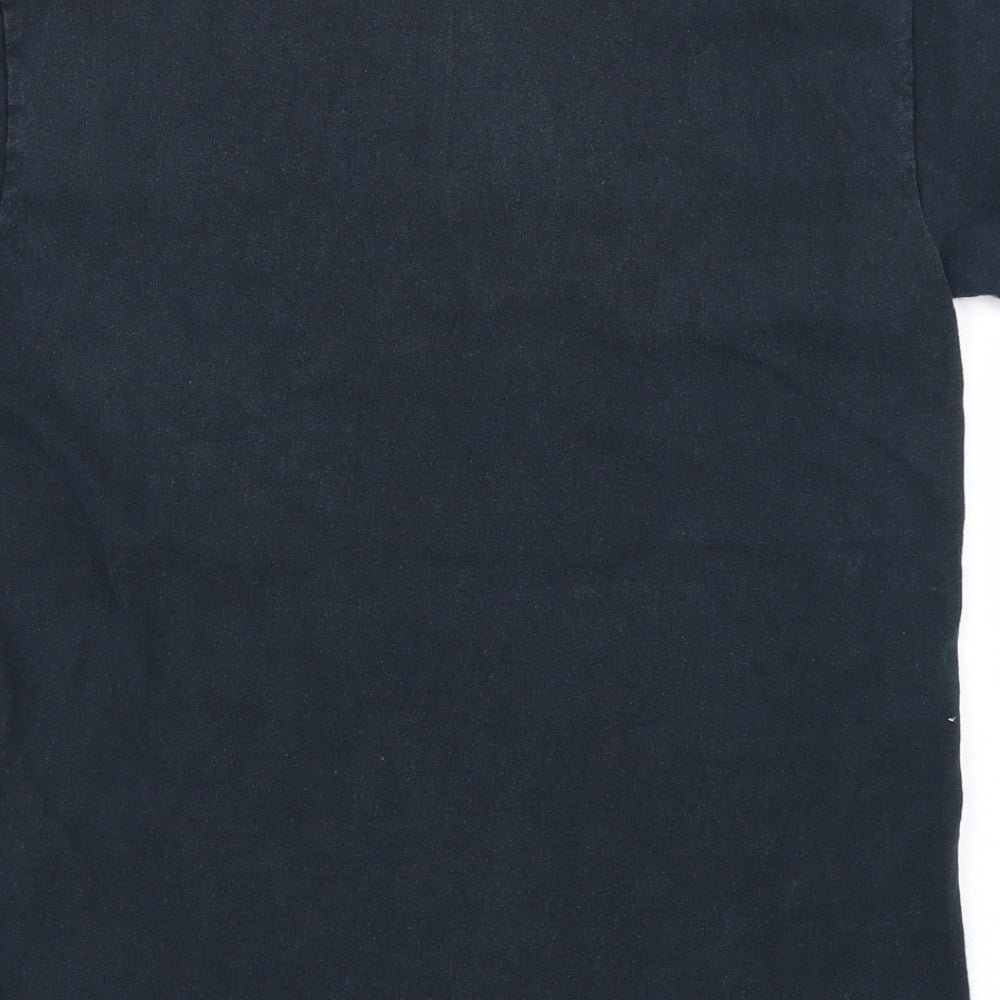 Gildan Mens Black T-Shirt Size S