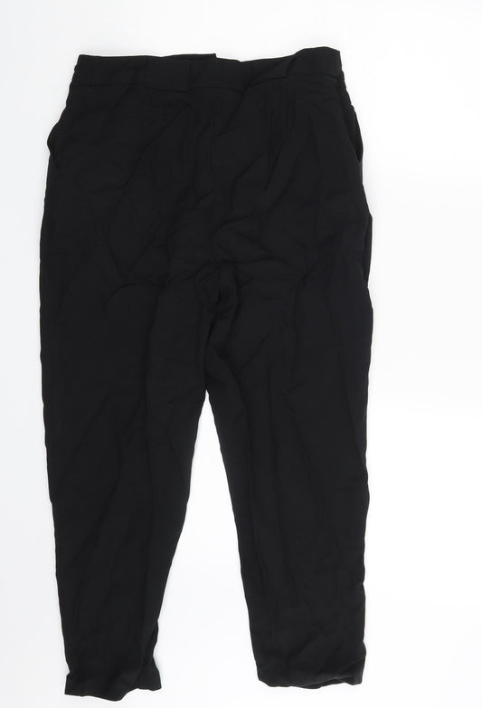 ASOS Womens Black Trousers Size 10 L24 in