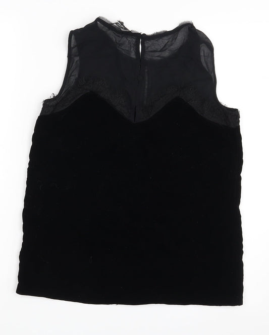NEXT Womens Black Basic Blouse Size 6