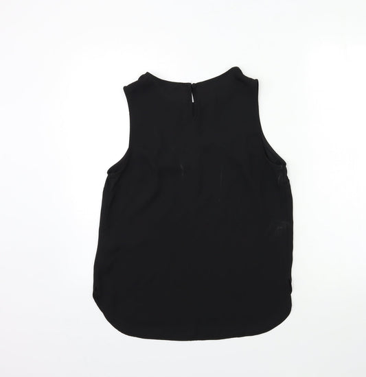 New Look Womens Black Basic Tank Size 10