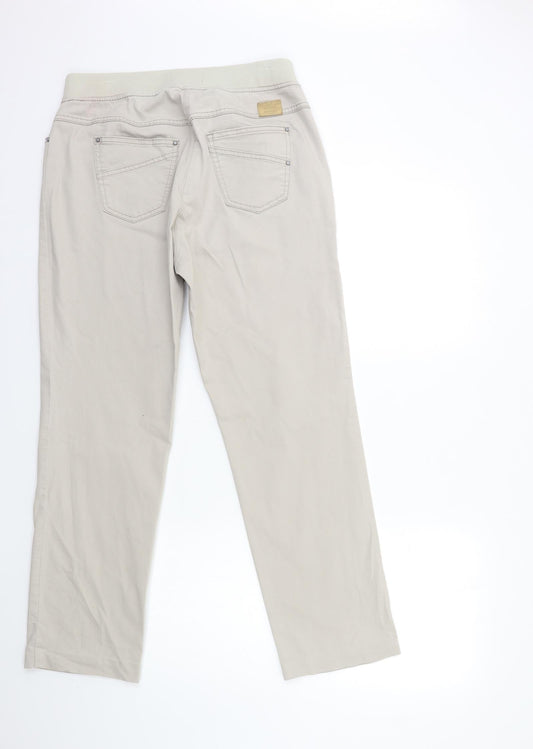 Braxx Womens Grey Trousers Size 30 in L30 in