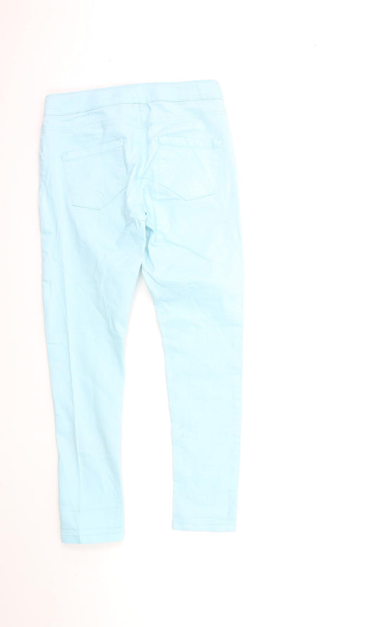 Here & There Girls Blue Denim Skinny Jeans Size 12 Years