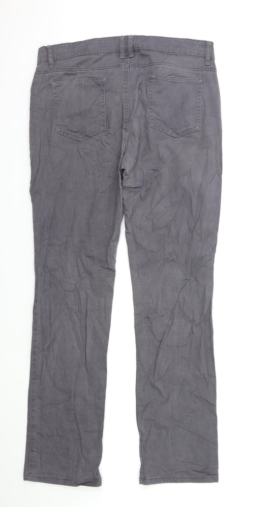 ESMARA Womens Grey Trousers Size 14 L30 in