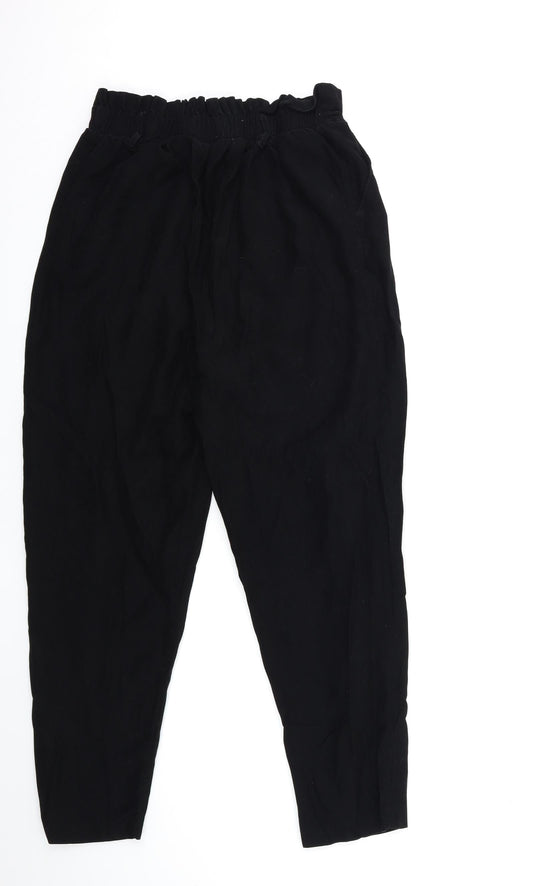 New Look Womens Black Trousers Size 12 L27 in