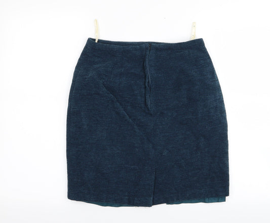 Dorothy Perkins Womens Blue Mini Skirt Size 12