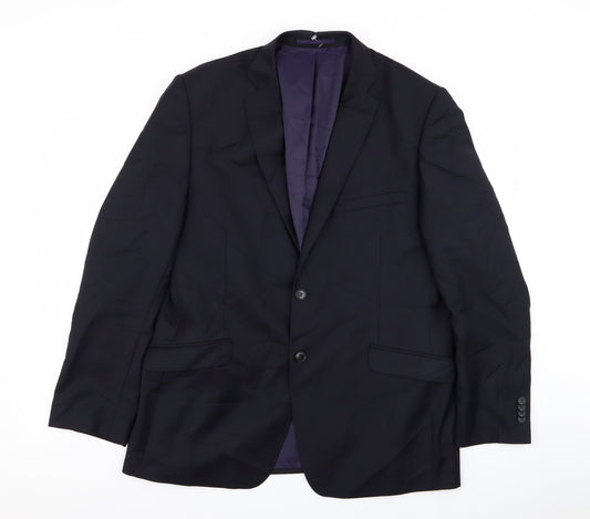 Daniel Hetcher Mens Blue   Jacket Blazer Size 38