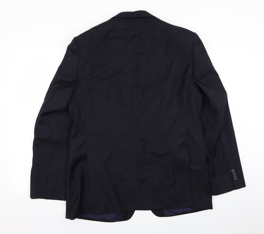 Daniel Hetcher Mens Blue   Jacket Blazer Size 38