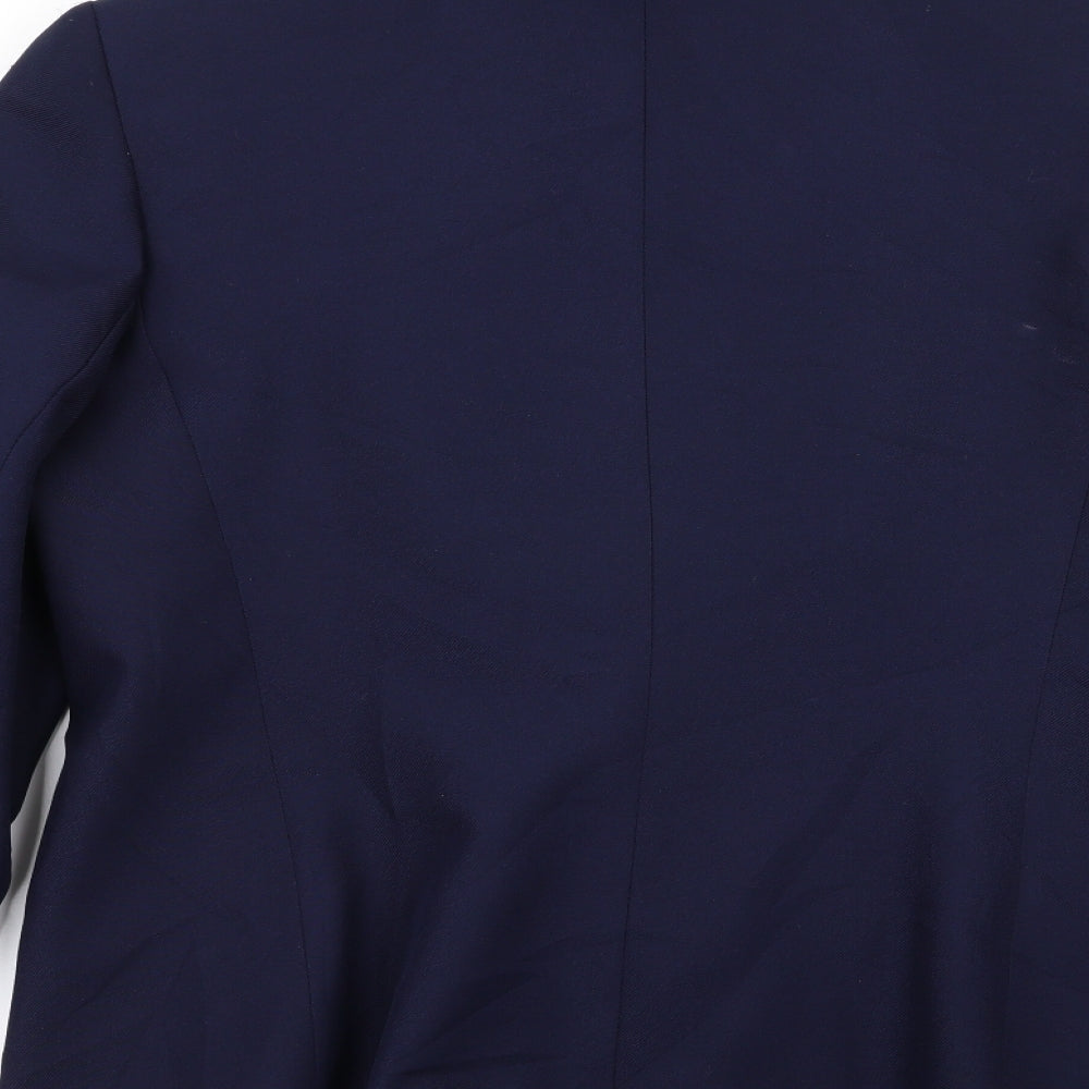 st michael Womens Blue Jacket Blazer Size 18