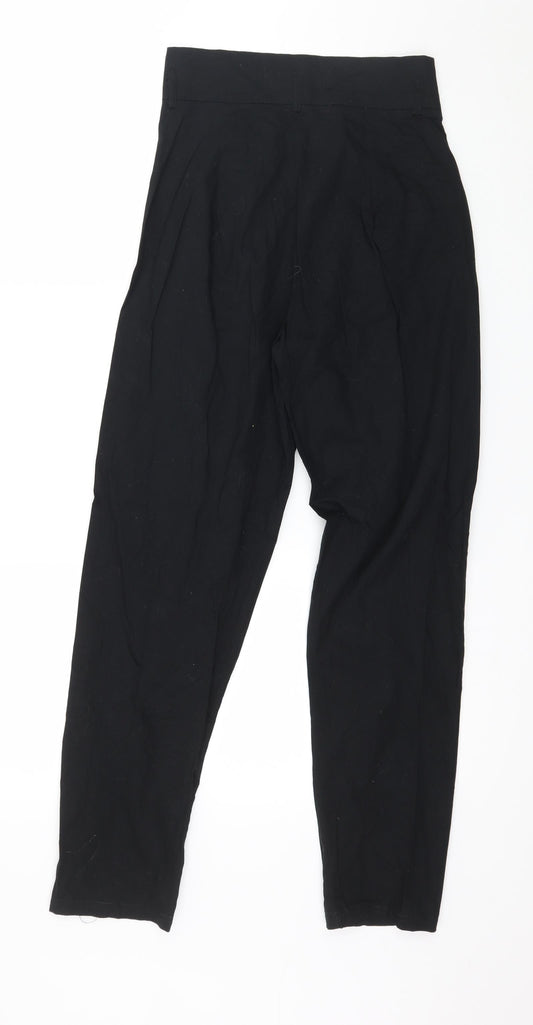 FB Sister Womens Black Trousers Size XS L29 in