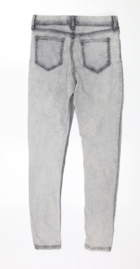 Preworn Womens Grey Denim Jegging Jeans Size 30 in L27 in