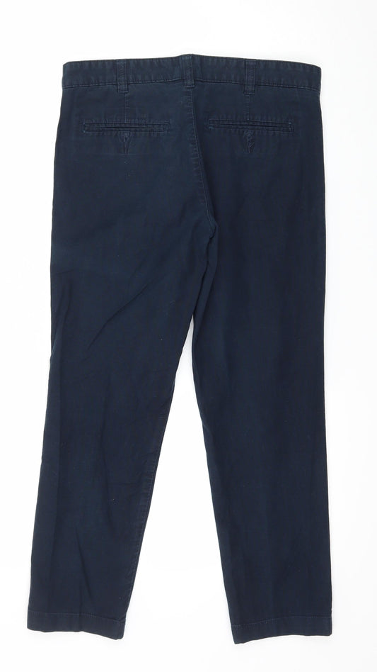 Cottonworld Womens Blue Trousers Size S L26 in