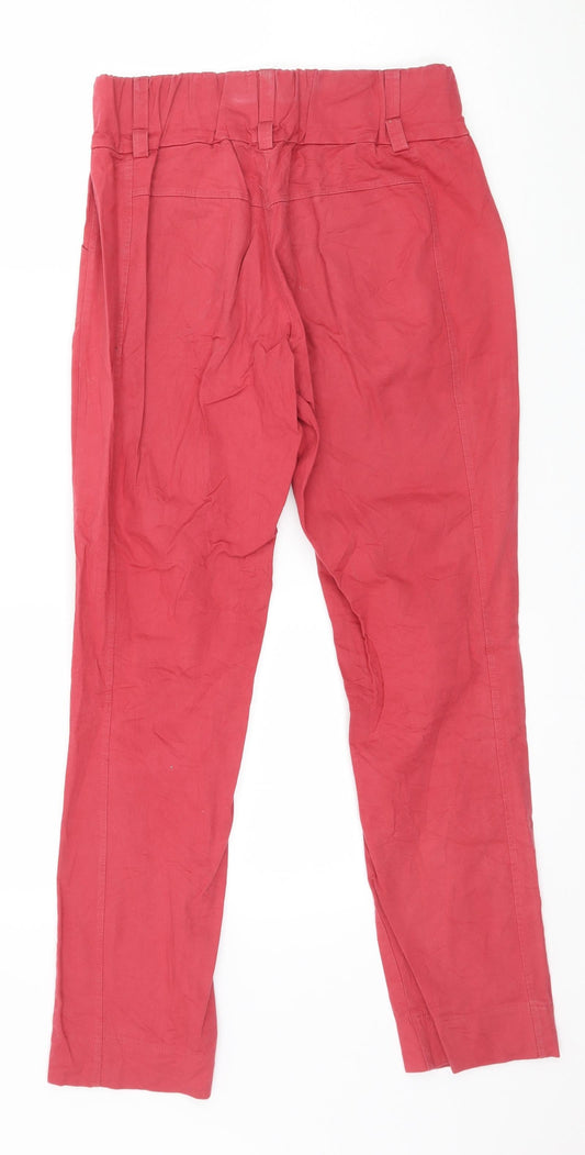 Malgrau Womens Pink Trousers Size S L27 in