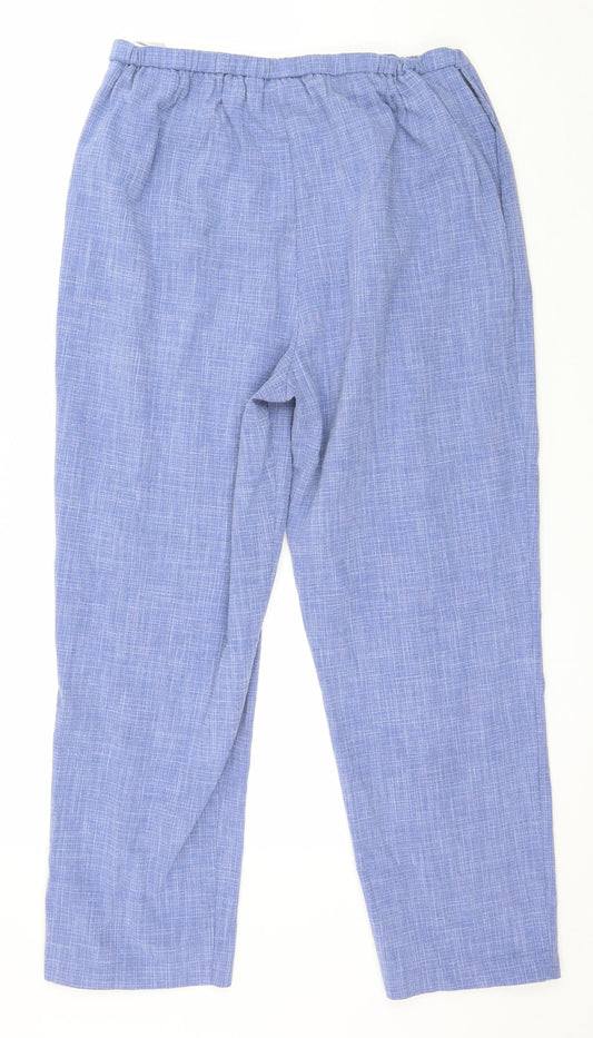 Carr Westley Womens Blue Trousers Size 18 L26 in