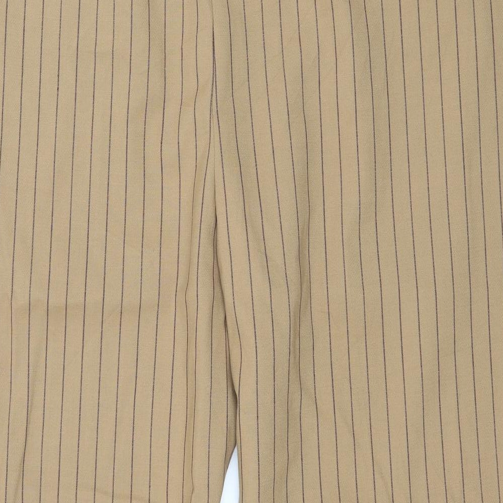 Autograph Womens Brown Striped Trousers Size 24 in L27 in