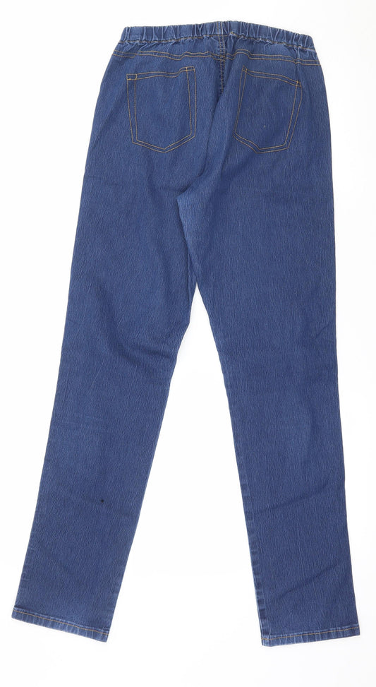 Glamourous Womens Blue Denim Jegging Jeans Size L L29 in