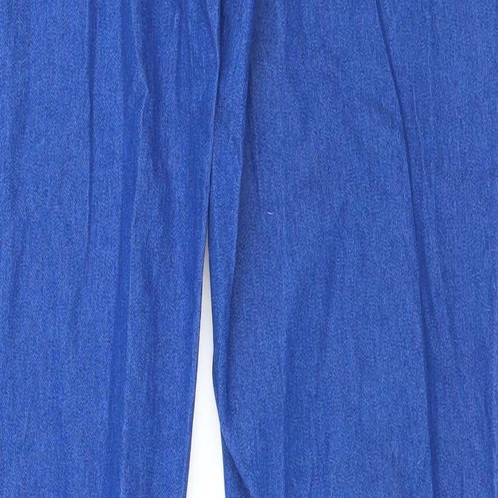 Denim & Co. Womens Blue Denim Skinny Jeans Size 12 L33 in