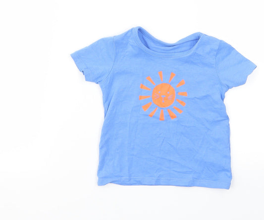 George Boys Blue Animal Print Cami Lounge Set Size 9-12 Months