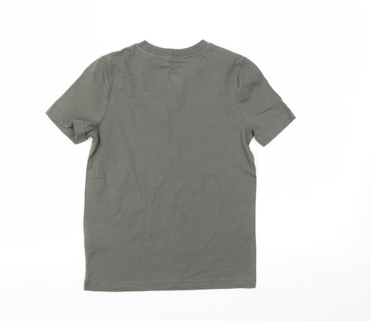 F&F Boys Green Basic T-Shirt Size 5-6 Years