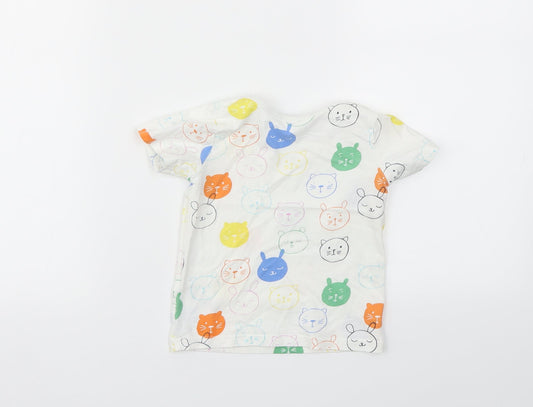 George Boys Multicoloured Animal Print Camisole T-Shirt Size 9-12 Months