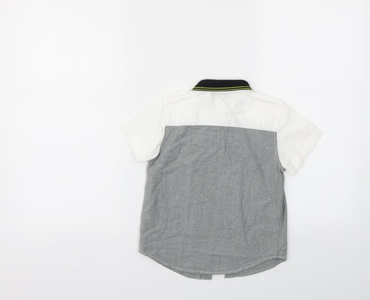 Matalan Boys Grey Basic T-Shirt Size 5 Years
