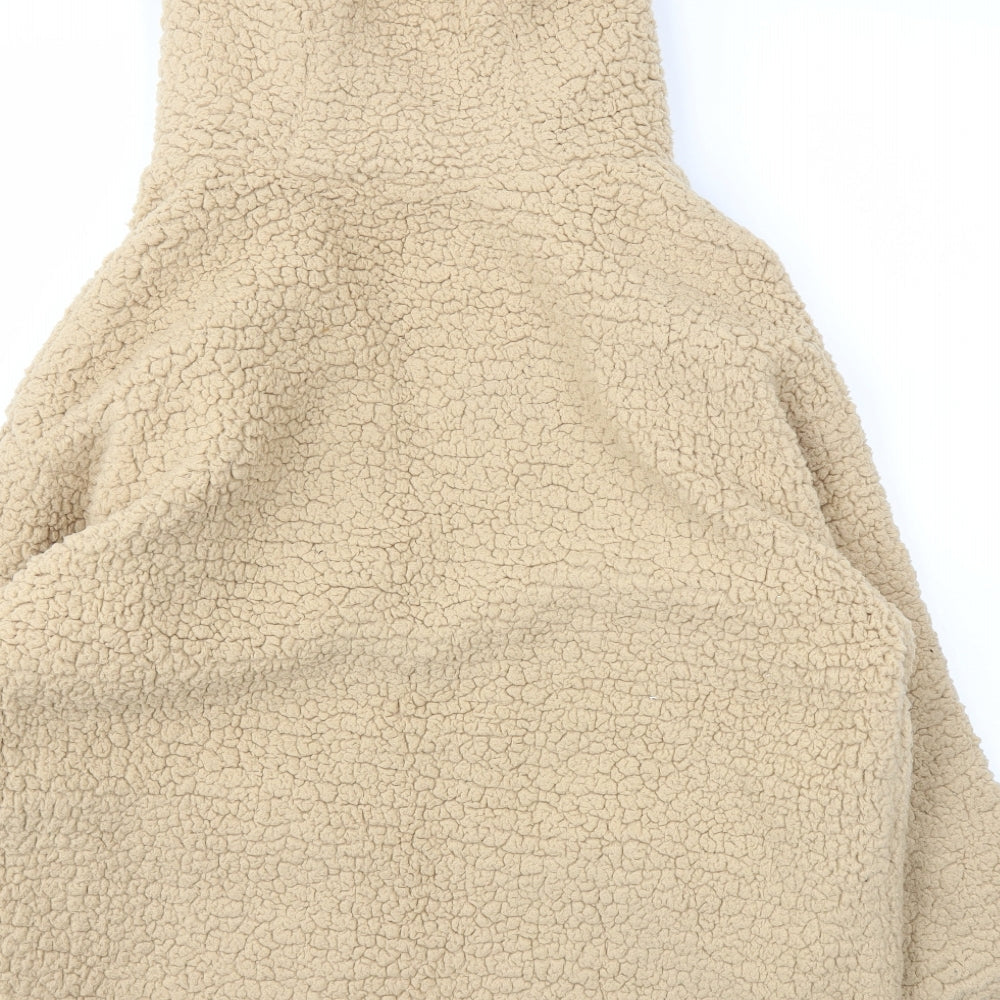 FOREVER 21 Womens Beige Jacket Coat Size L