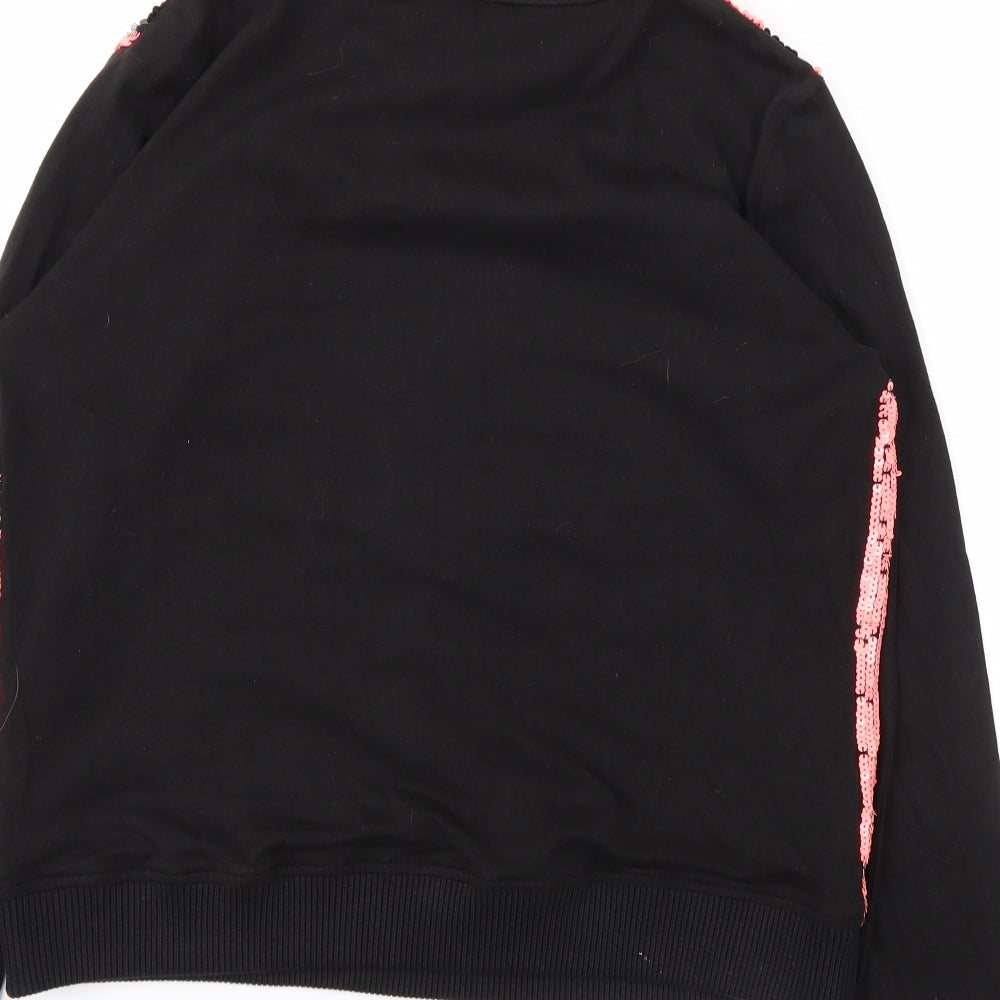 River Island Womens Black Pullover Jumper Size 10