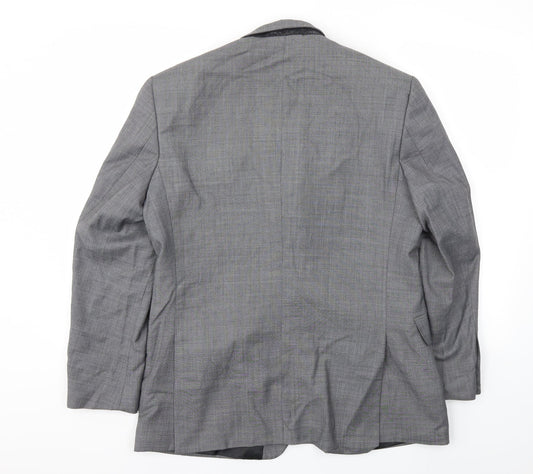 KJ Mens Grey Jacket Blazer Size 40