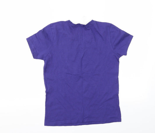 Boohoo Girls Purple Basic T-Shirt Size S